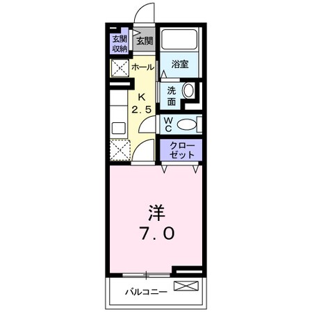 キルシュ　ブラウの物件間取画像